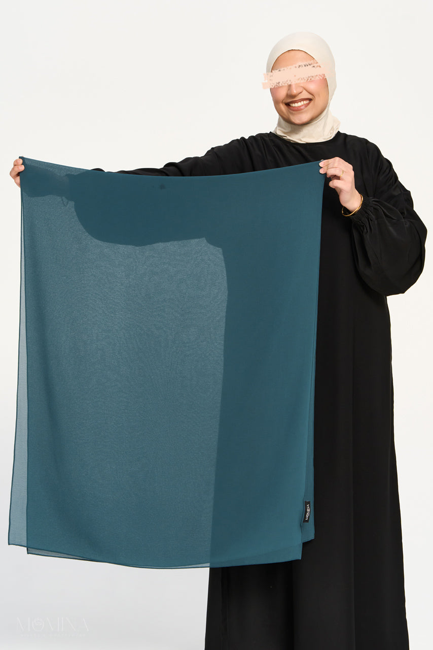 Hijab Mousseline Premium - Caraïbes