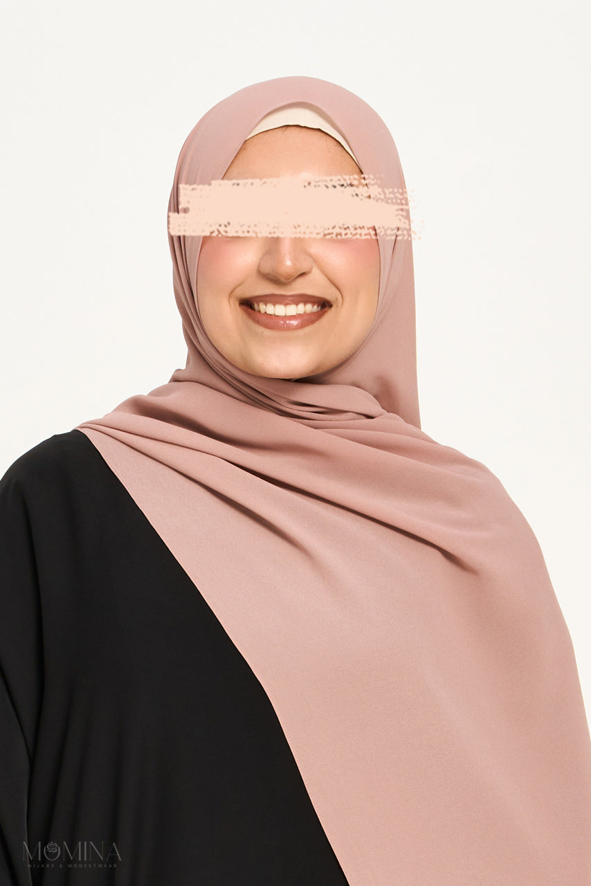 Hijab Mousseline Premium - Cocoa Berry