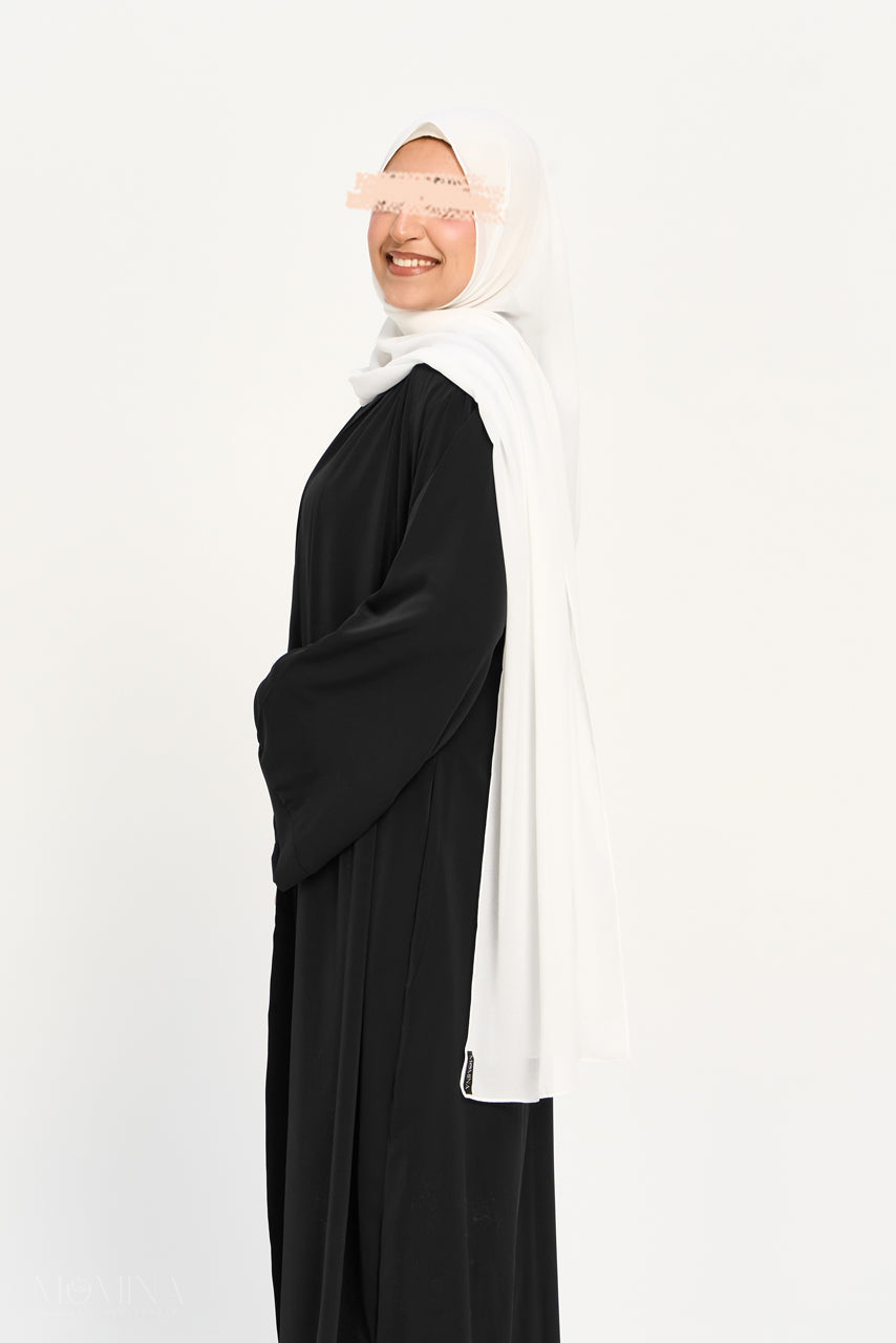 Hijab Mousseline Premium - Gardénia