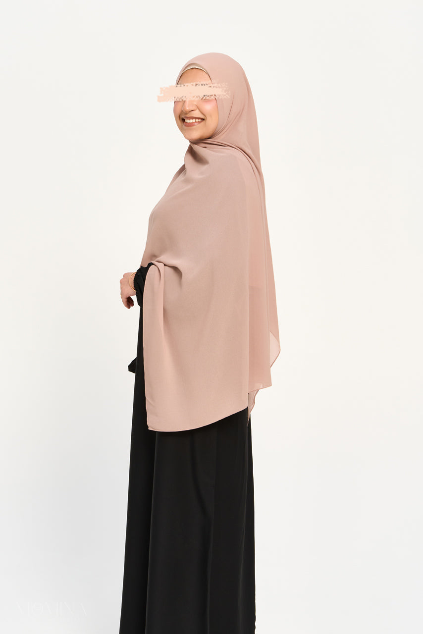 Premium Chiffon Hijab - Vanilla Chai