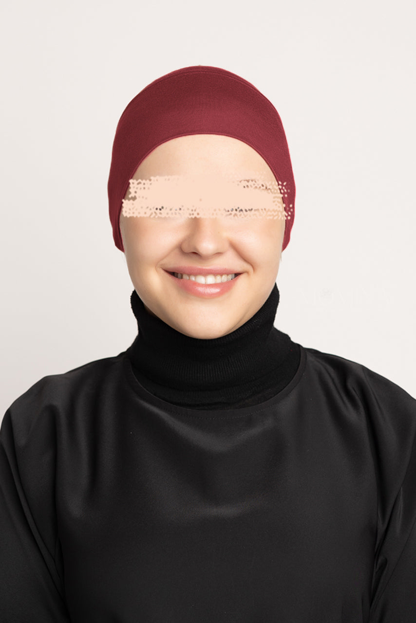 Sous-Casquette Hijab Premium - Cerise