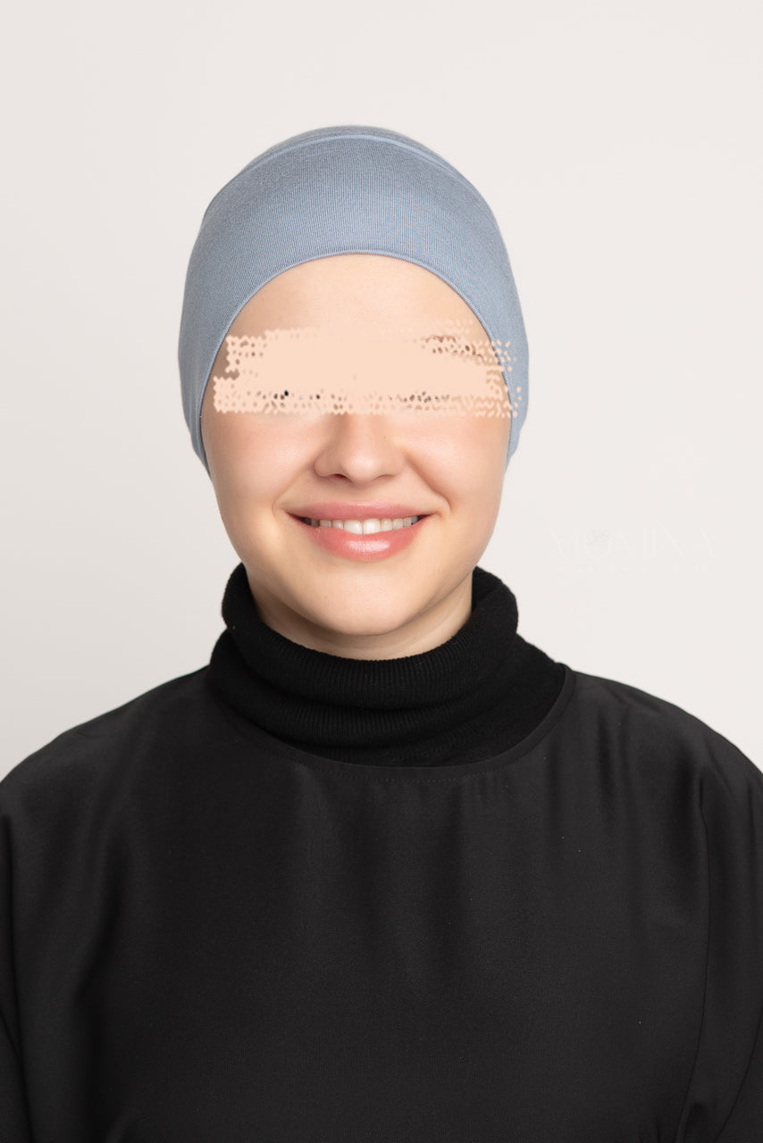 Premium Hijab Undercap - Crystal Blue