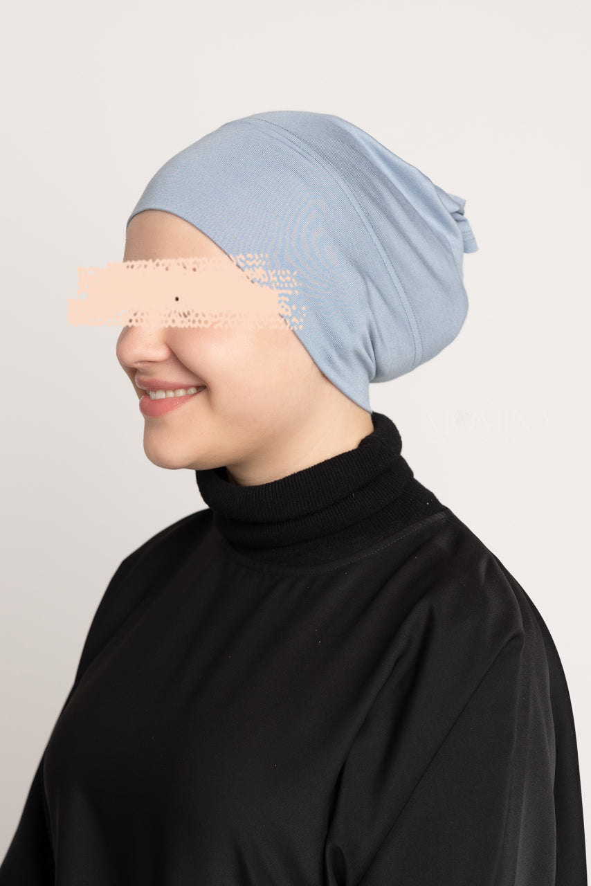 Premium Hijab Undercap - Crystal Blue