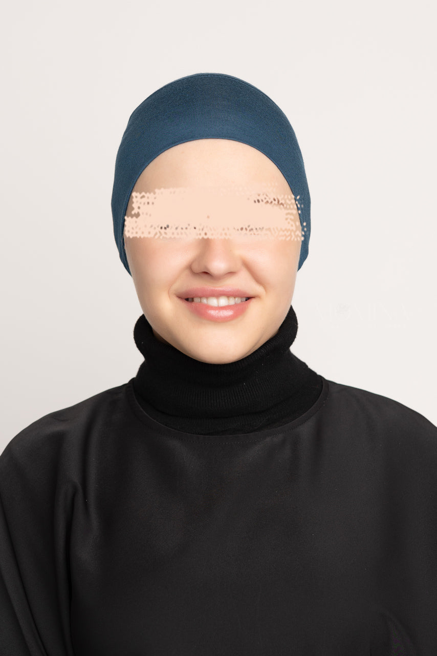 Premium Hijab Undercap - Peacock