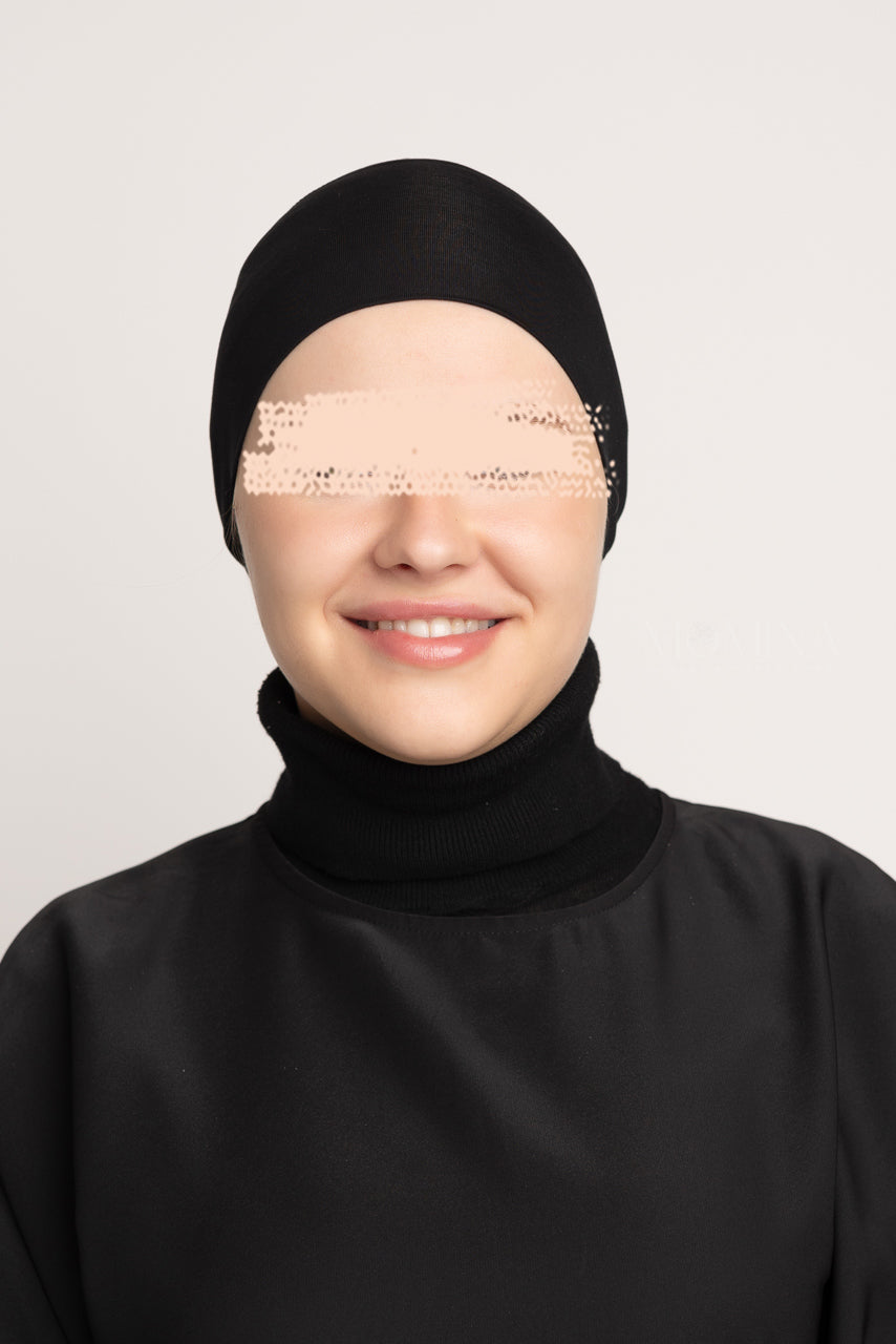 Premium Hijab Undercap - Raven