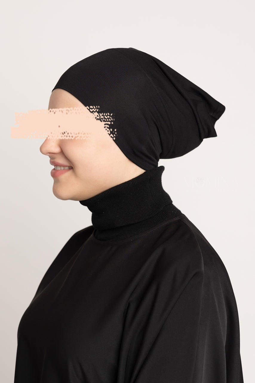 Premium Hijab Undercap - Raven