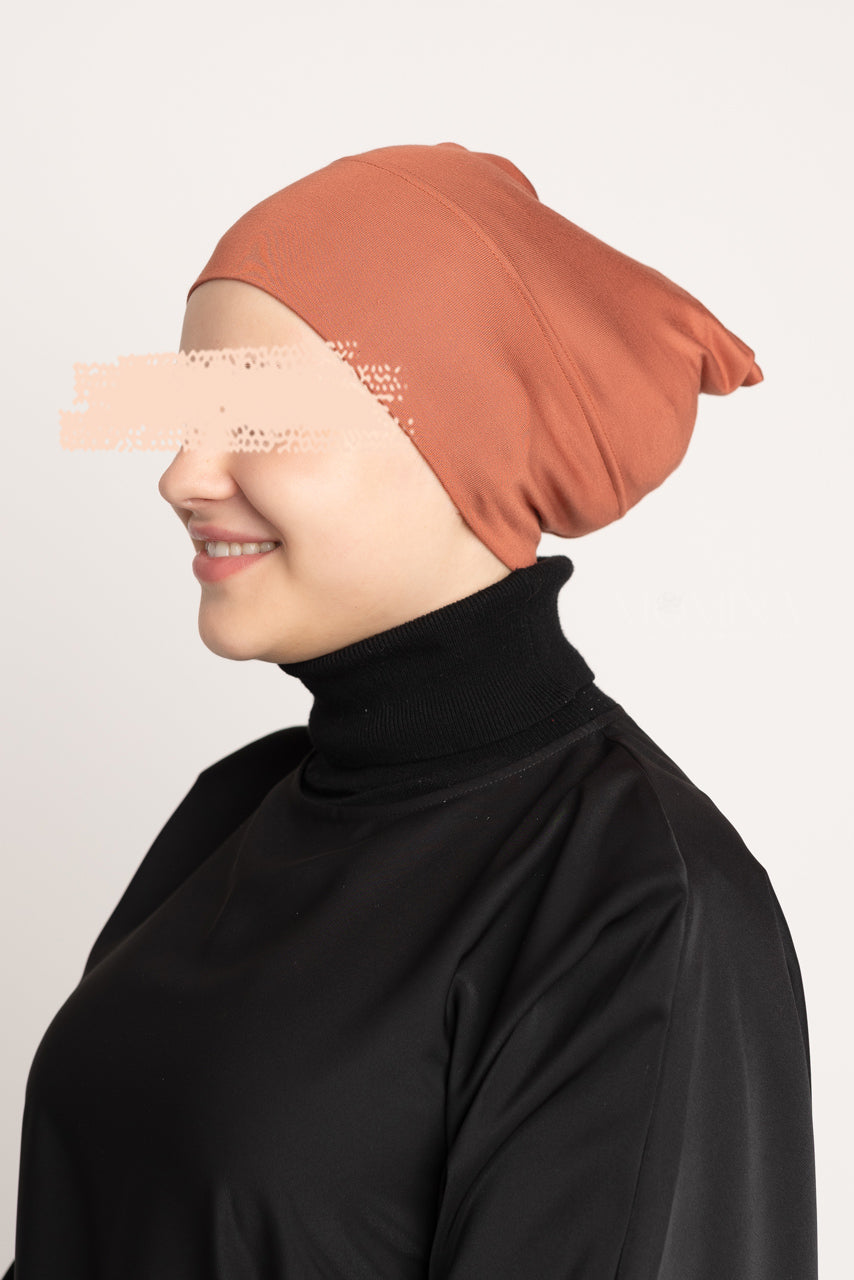 Sous-Casquette Hijab Premium - Sienne