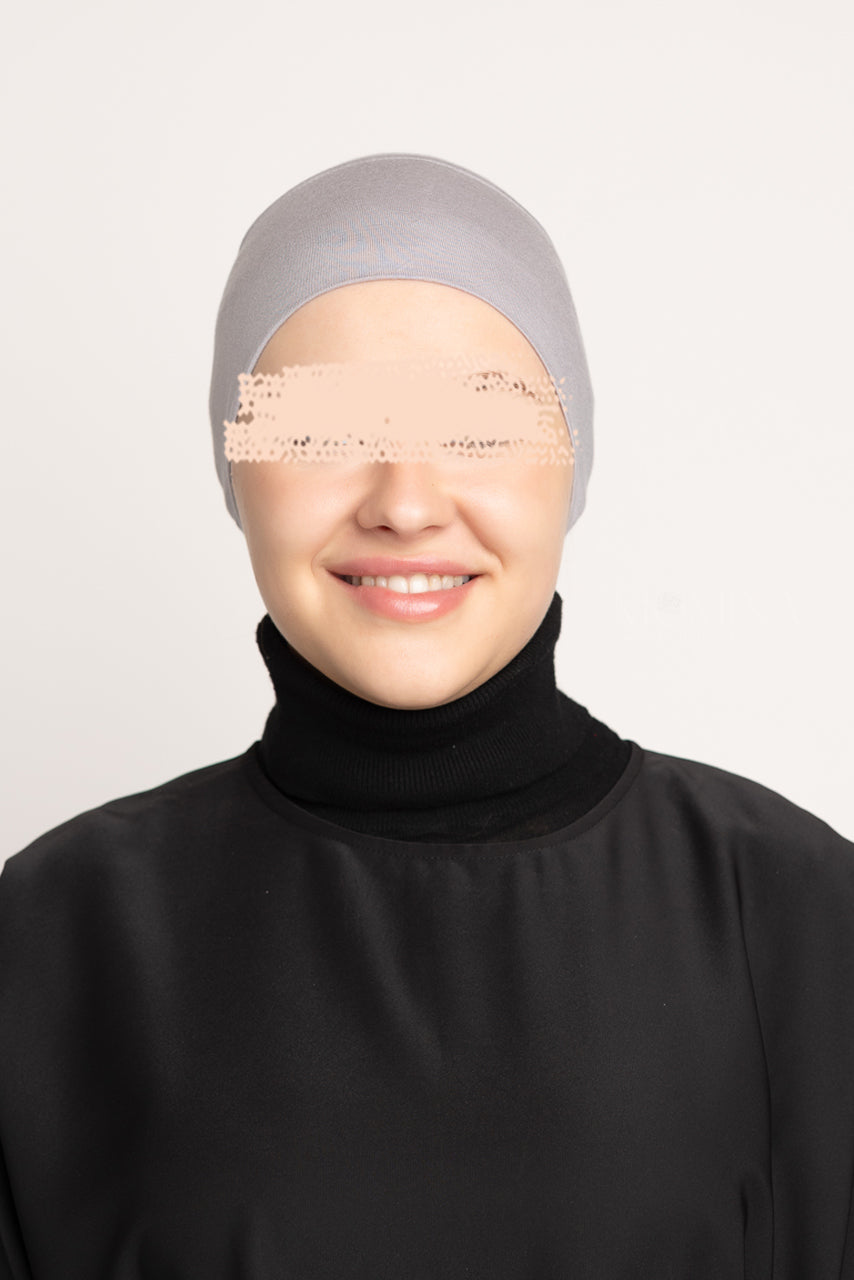 Sous-Casquette Hijab Premium - Fumée