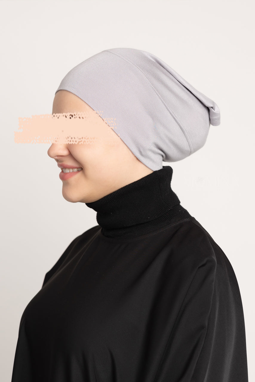 Sous-Casquette Hijab Premium - Fumée