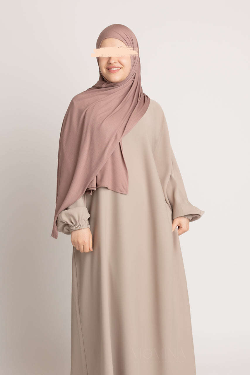 Hijab Jersey Premium - Cassonade