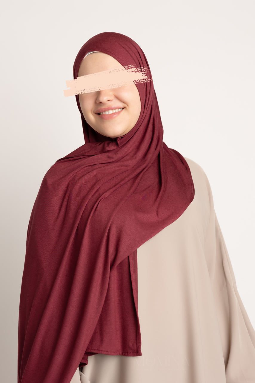 Hijab Jersey Premium - Cerise