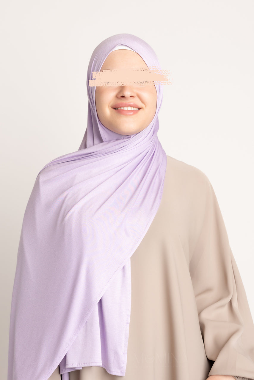 Premium Jersey Hijab - Lavender Ice