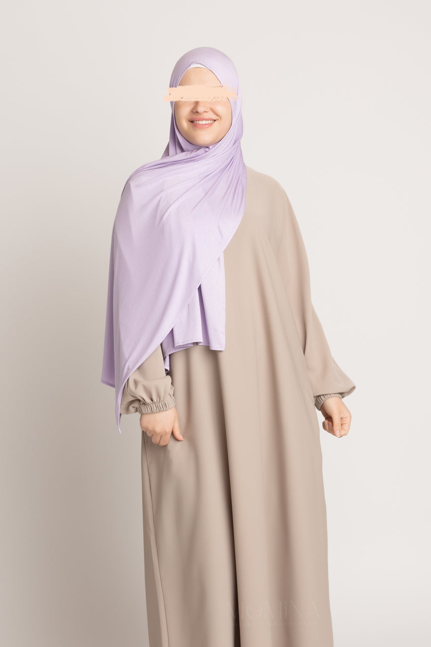 Hijab Jersey Premium - Glace Lavande