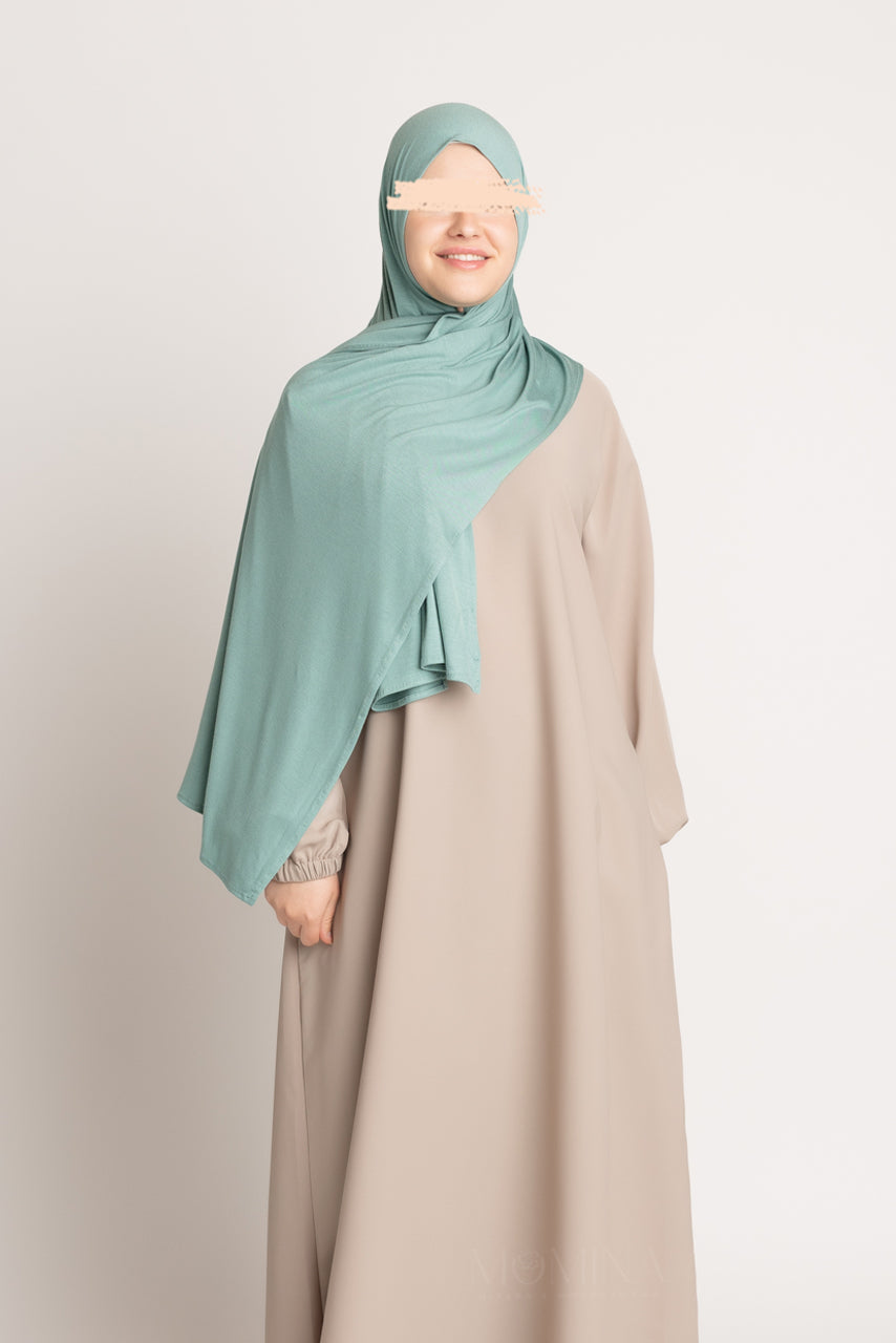 Hijab Jersey Premium - Menthe Pâle