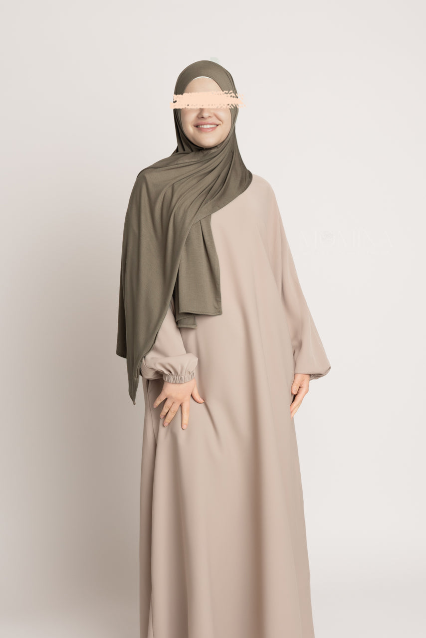 Premium Jersey Hijab - Pigeon