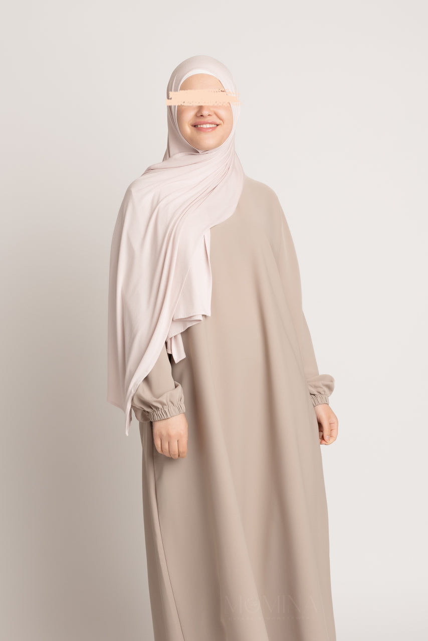 Hijab Jersey Premium - Perle Rose