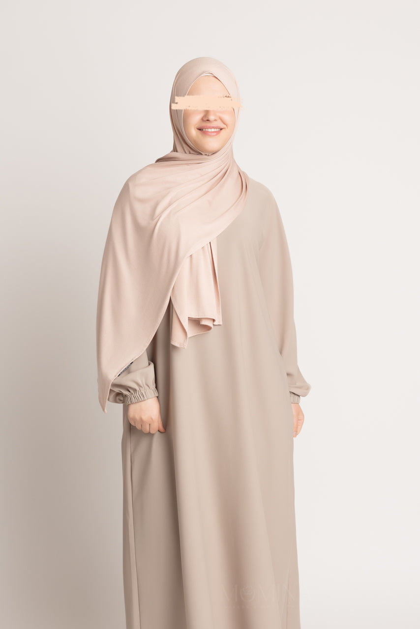 Hijab Jersey Premium - Praliné