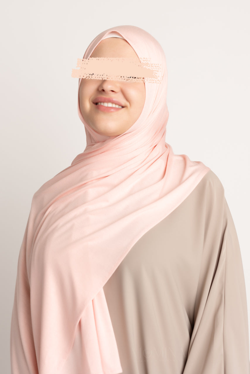 Hijab Jersey Premium - Quartz Rose