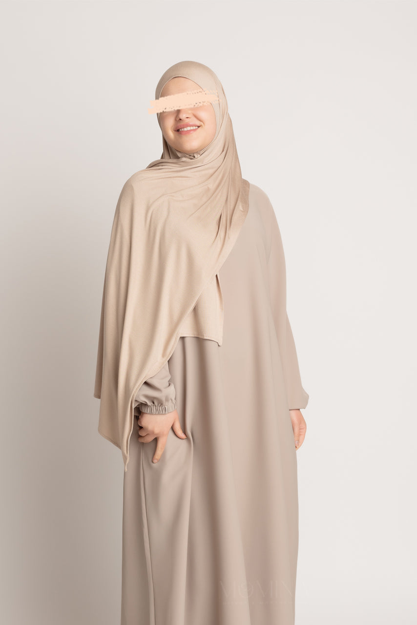 Hijab Jersey Premium - Sable