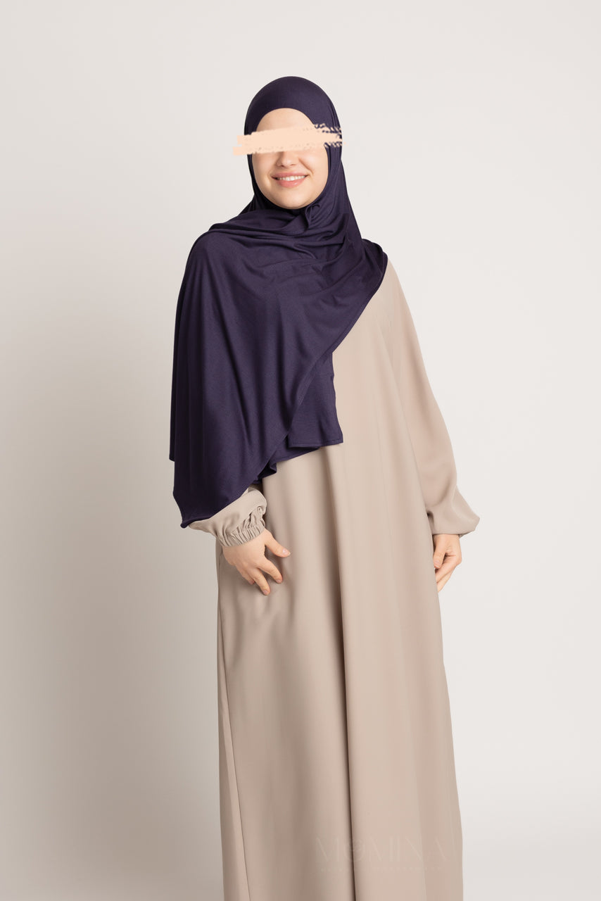 Hijab Jersey Premium - Indigo