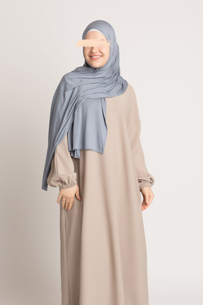 Hijab Jersey Premium - Bleu Ciel