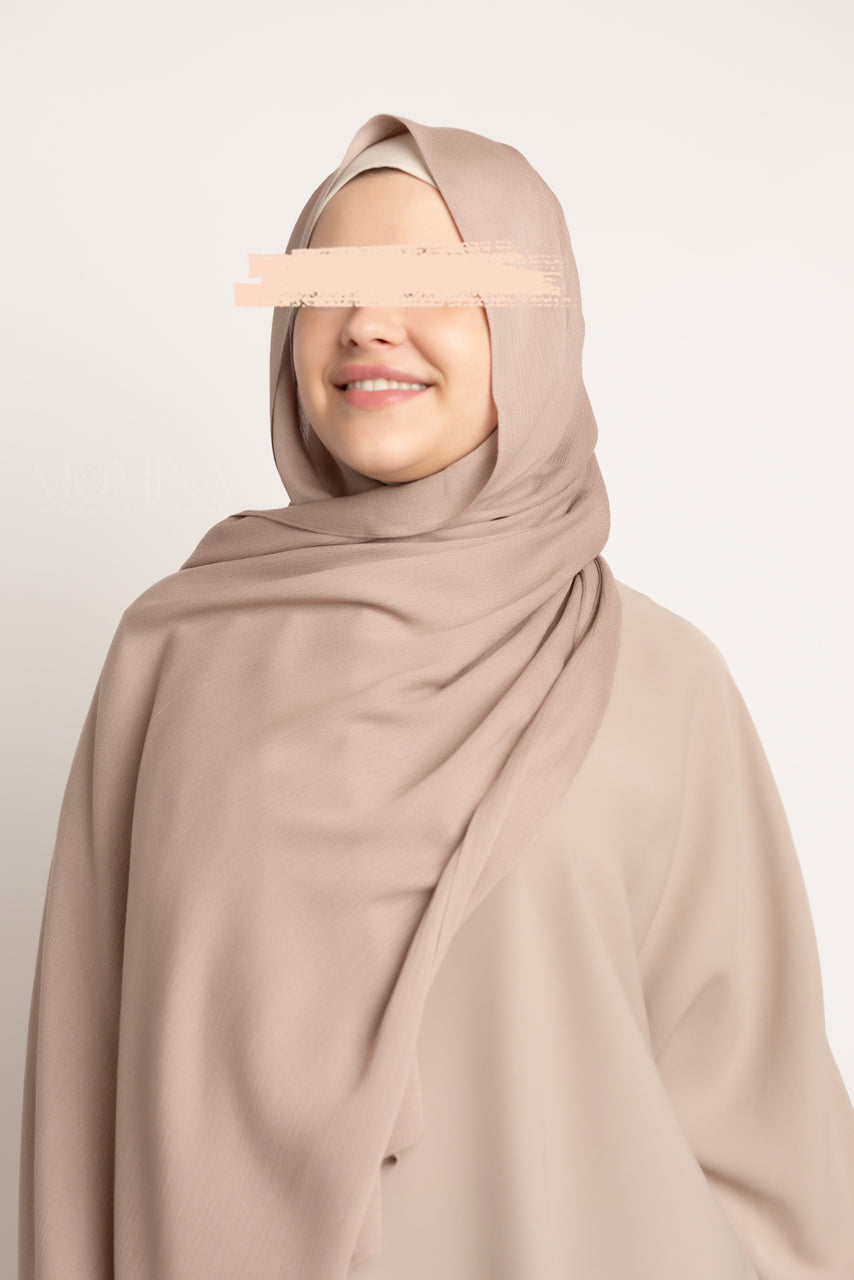 Premium Rayon Hijab - Light Mocha