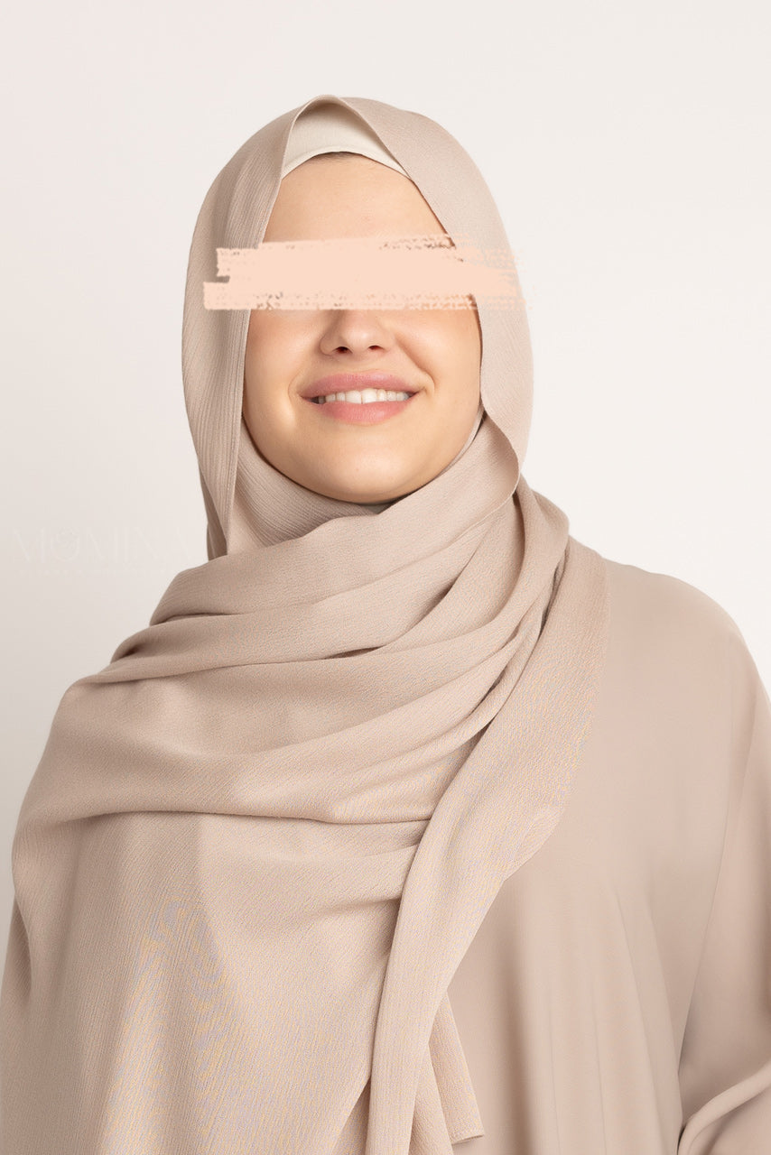 Hijab Rayonne Premium - Parchemin