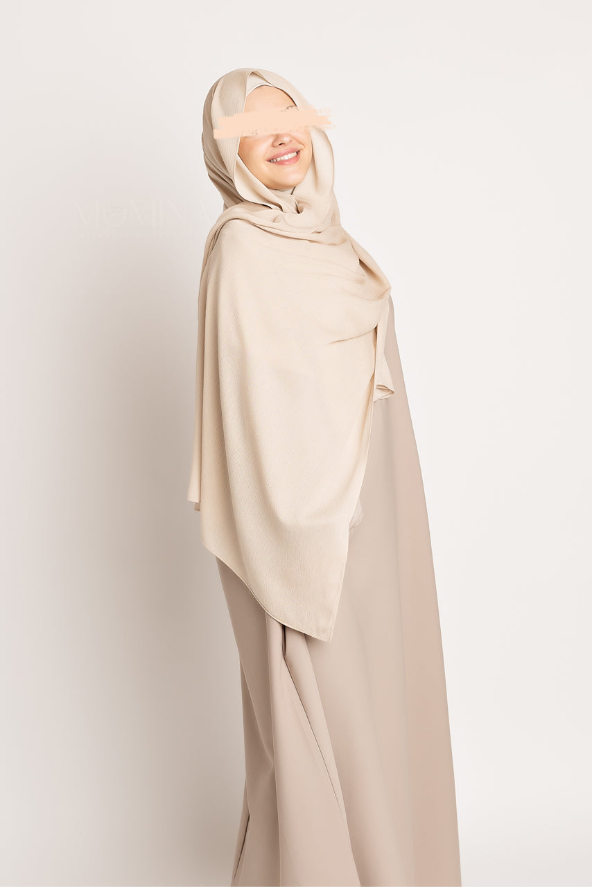 Premium Rayon Hijab - Soft Sand