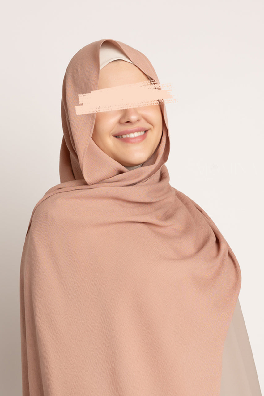 Premium Rayon Hijab - Tea Rose