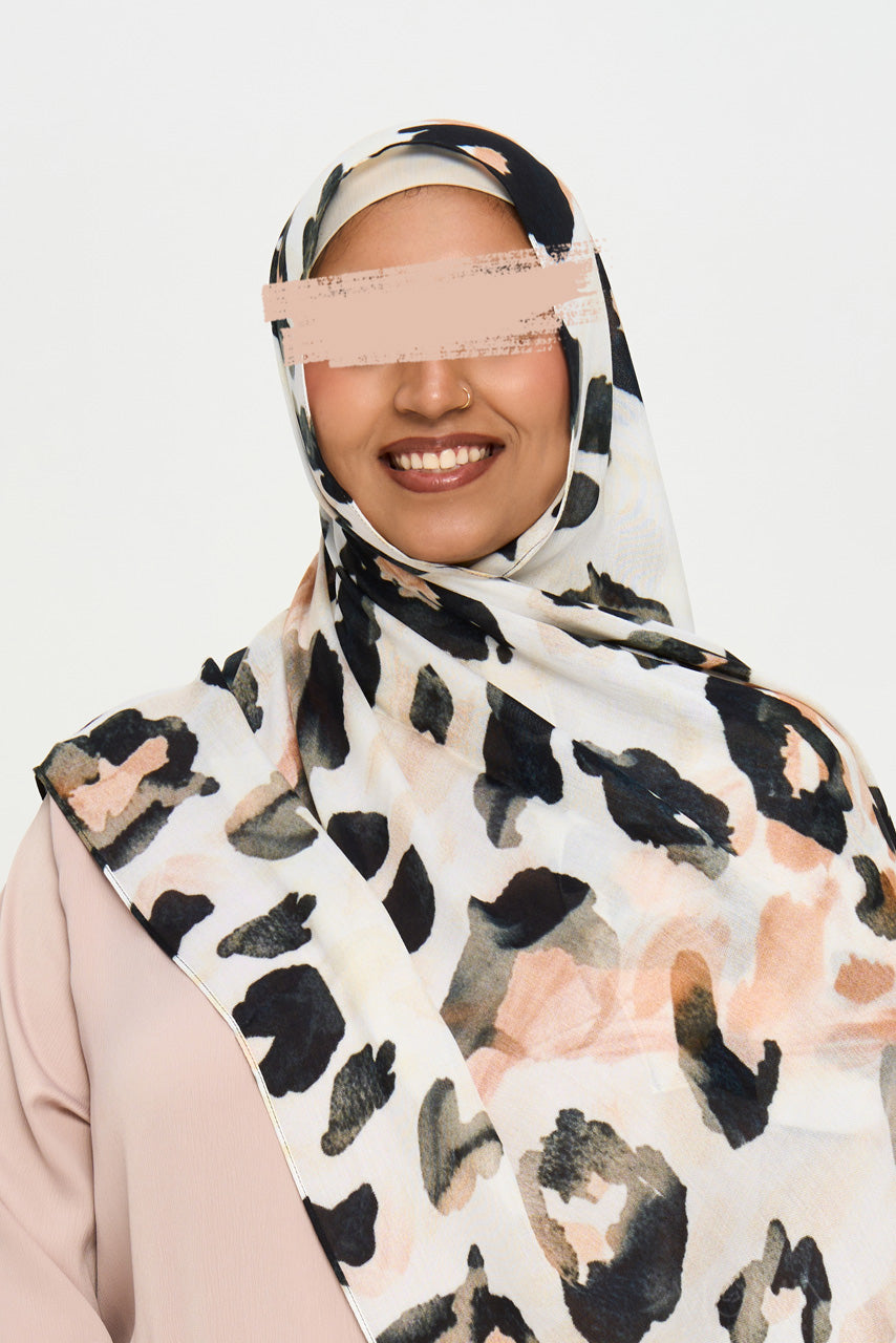 Printed Modal Hijab - Desert Muse