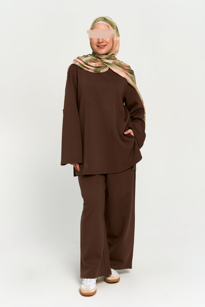 Raha Two-Piece Lounge Set - Java Bean