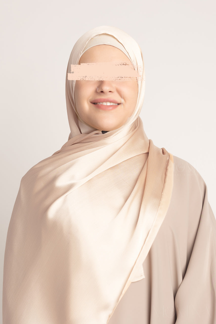 Satin Crinkle Hijab - Stardust