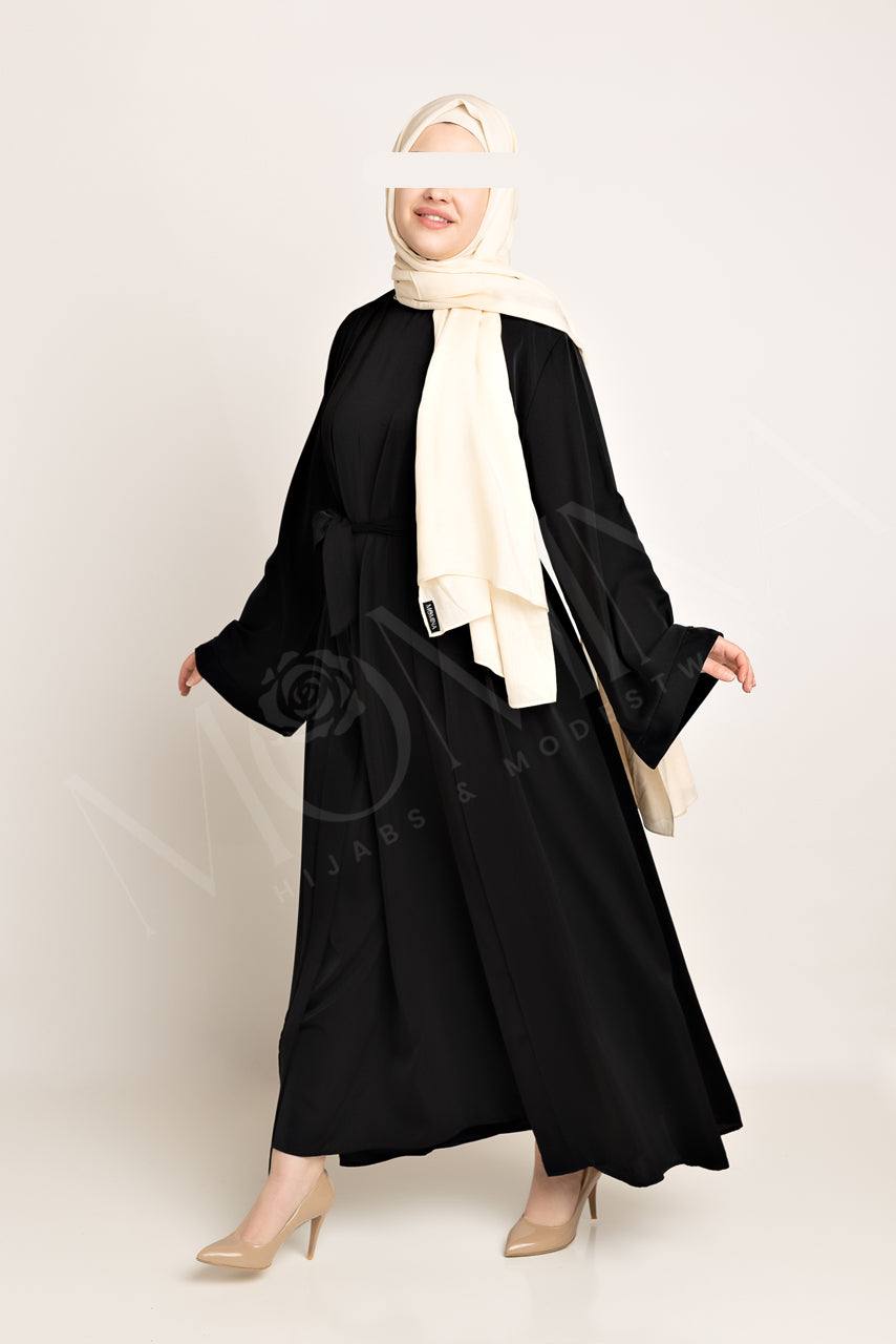 Amal Abaya Set - Coal - Momina Hijabs & Modestwear ™