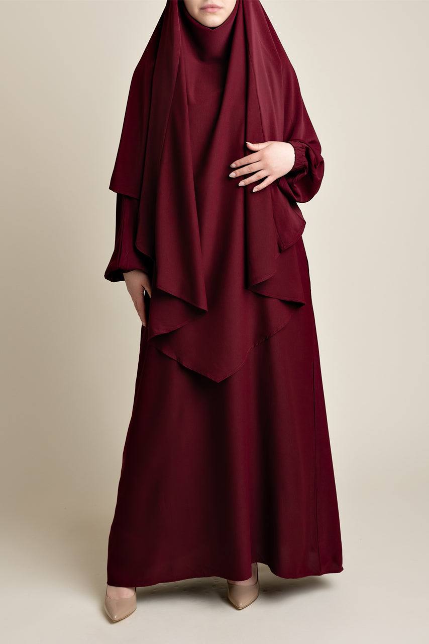 Classic Abaya & Khimar Set - Habibah