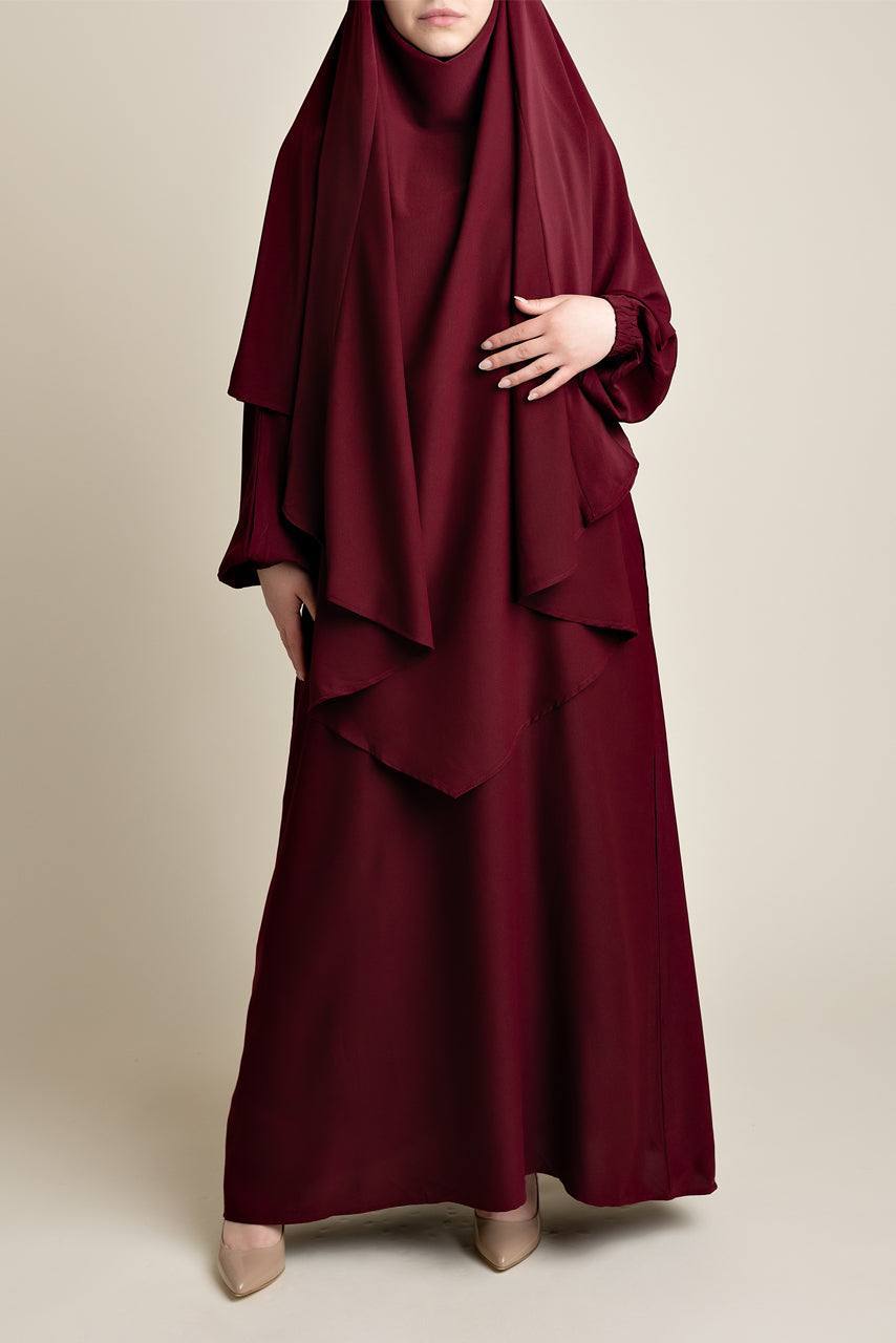 Classic Abaya & Khimar Set - Habibah - Momina Hijabs & Modestwear