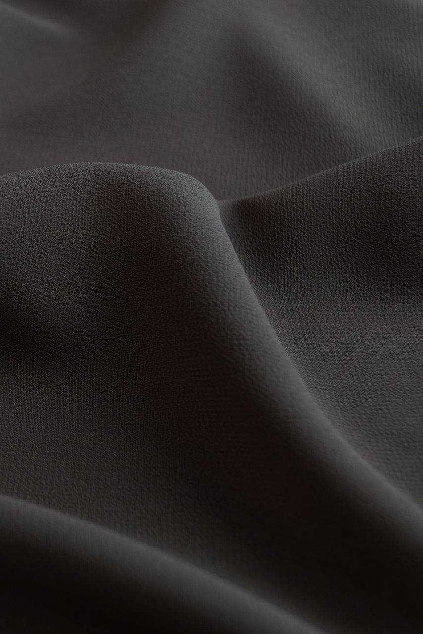 Dark Grey Classic Chiffon Hijab - Charcoal - Fabric