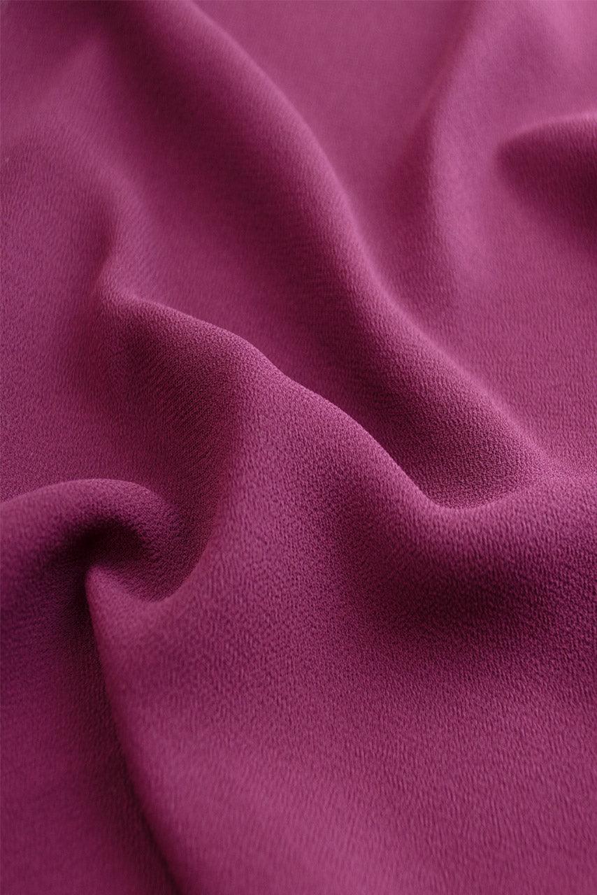 Classic Chiffon Hijab - Magenta - Momina Modestwear