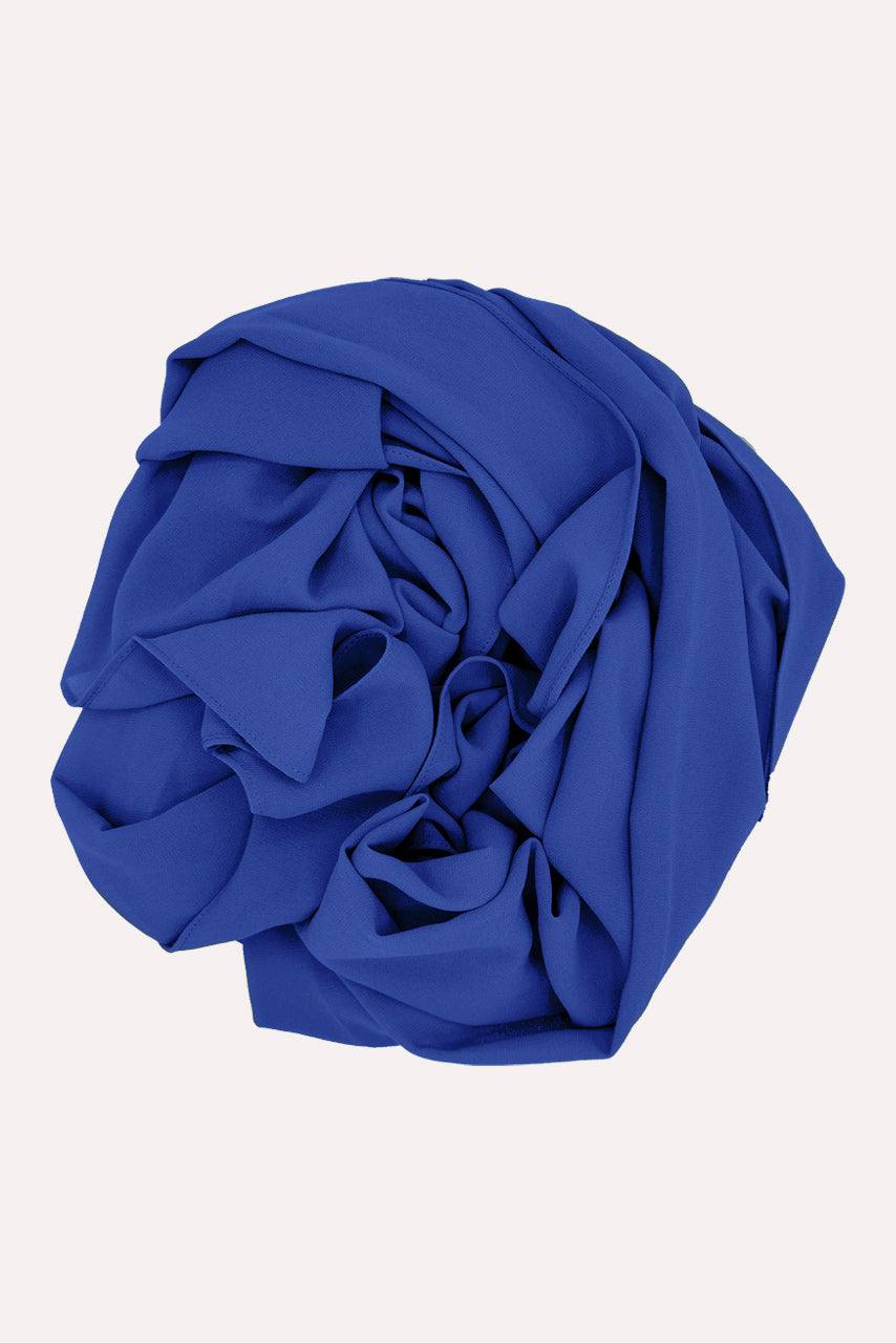 Classic Chiffon Hijab in Ultramarine by Momina Hijabs