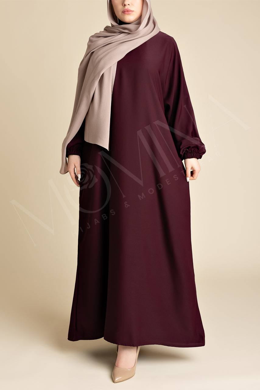 Classic Luxe Relaxed Abaya - Asma - Momina Hijabs