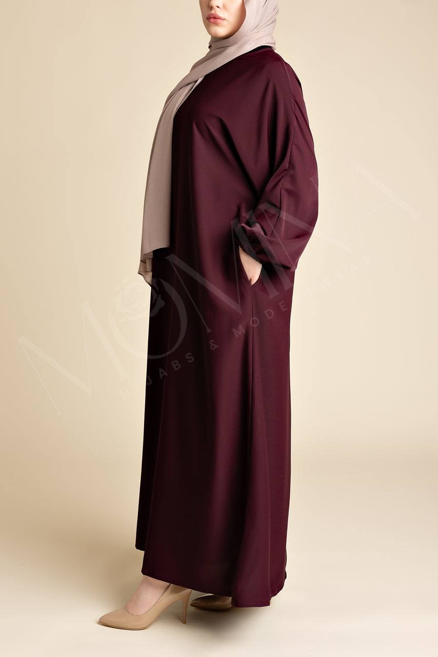 Classic Luxe Relaxed Abaya - Asma - Momina Hijabs