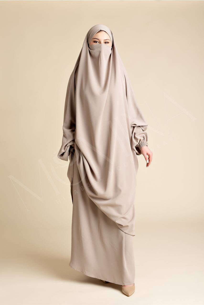 Classic Luxe Two Piece Jilbab - Barakah - Momina Hijabs