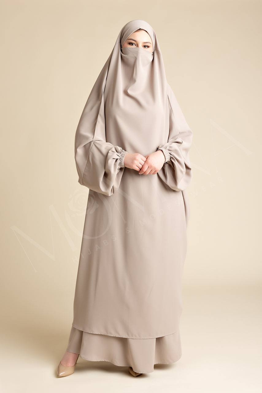 Classic Luxe Two Piece Jilbab - Barakah - Momina Hijabs