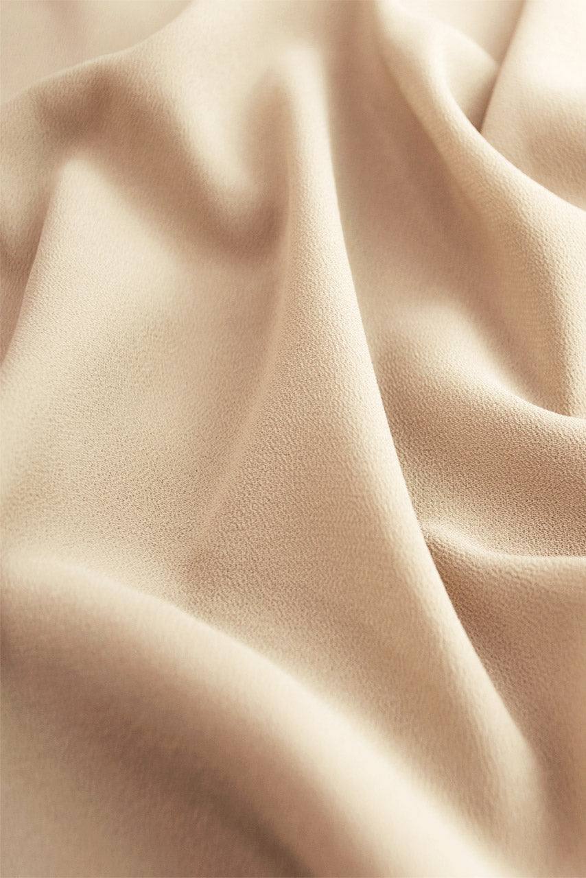 Maxi Classic Chiffon Hijab - Dune - Fabric Details - Momina Hijabs