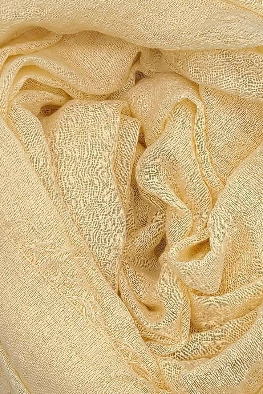 Cream-cotton-crinkle-hijab-lemon-tart-Fabric