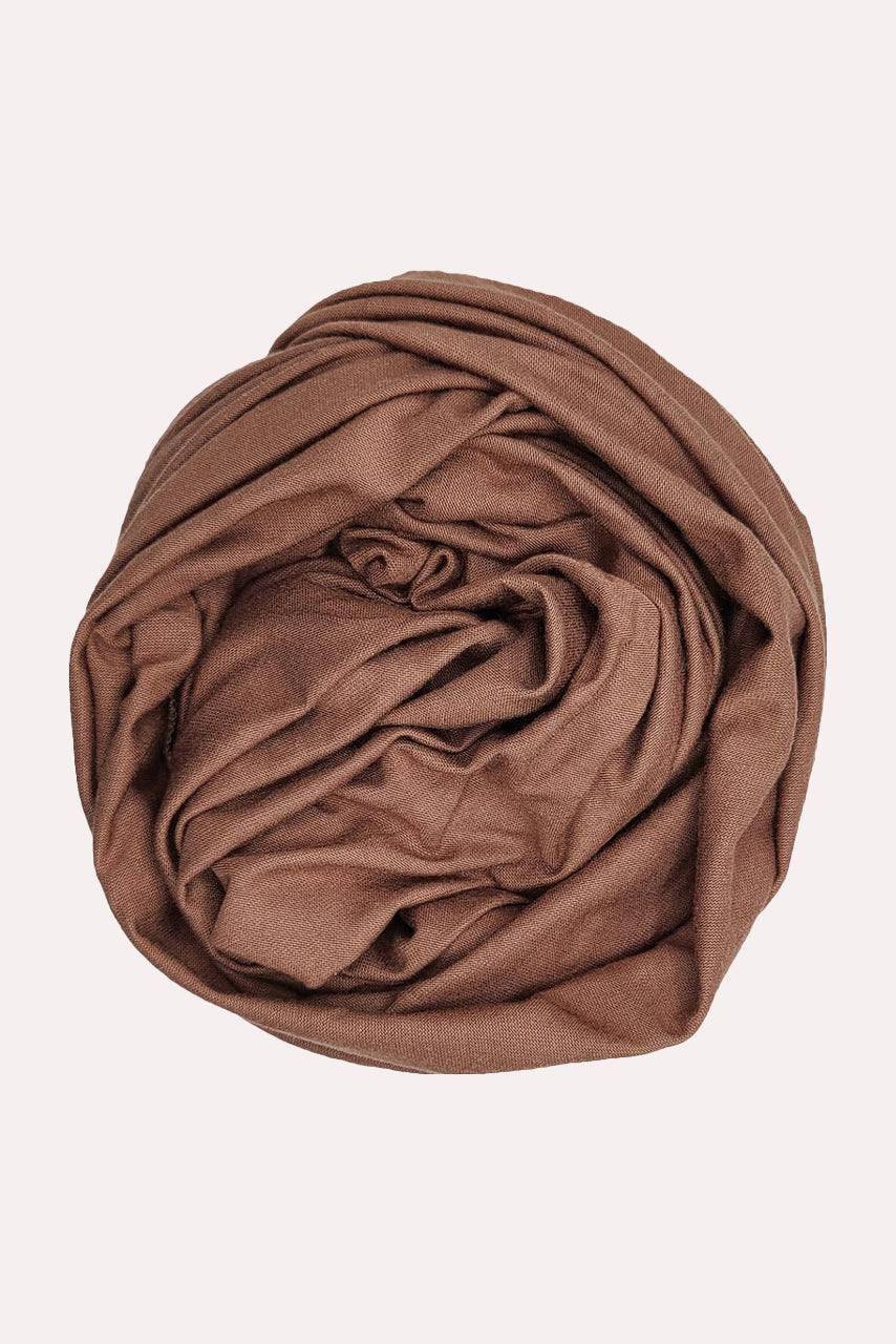 Instant Jersey Hijab - Chestnut - Momina Modestwear