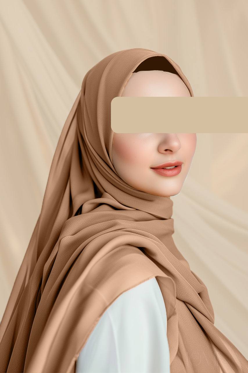Luxury Maxi Modal Hijab - Nutmeg - Momina Hijabs & Modestwear™