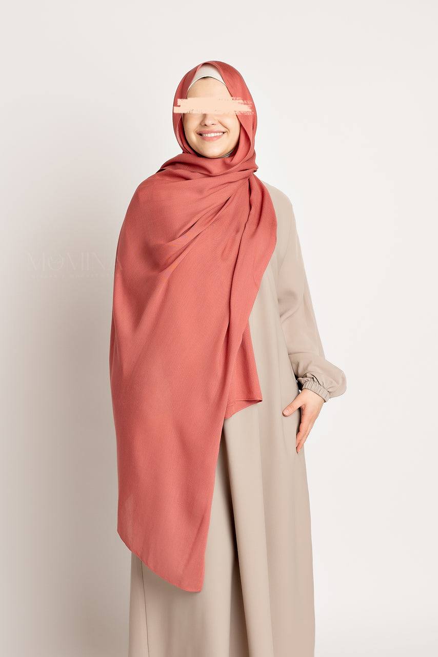 Luxury Maxi Modal Hijab - Rouge - Momina Hijabs & Modestwear