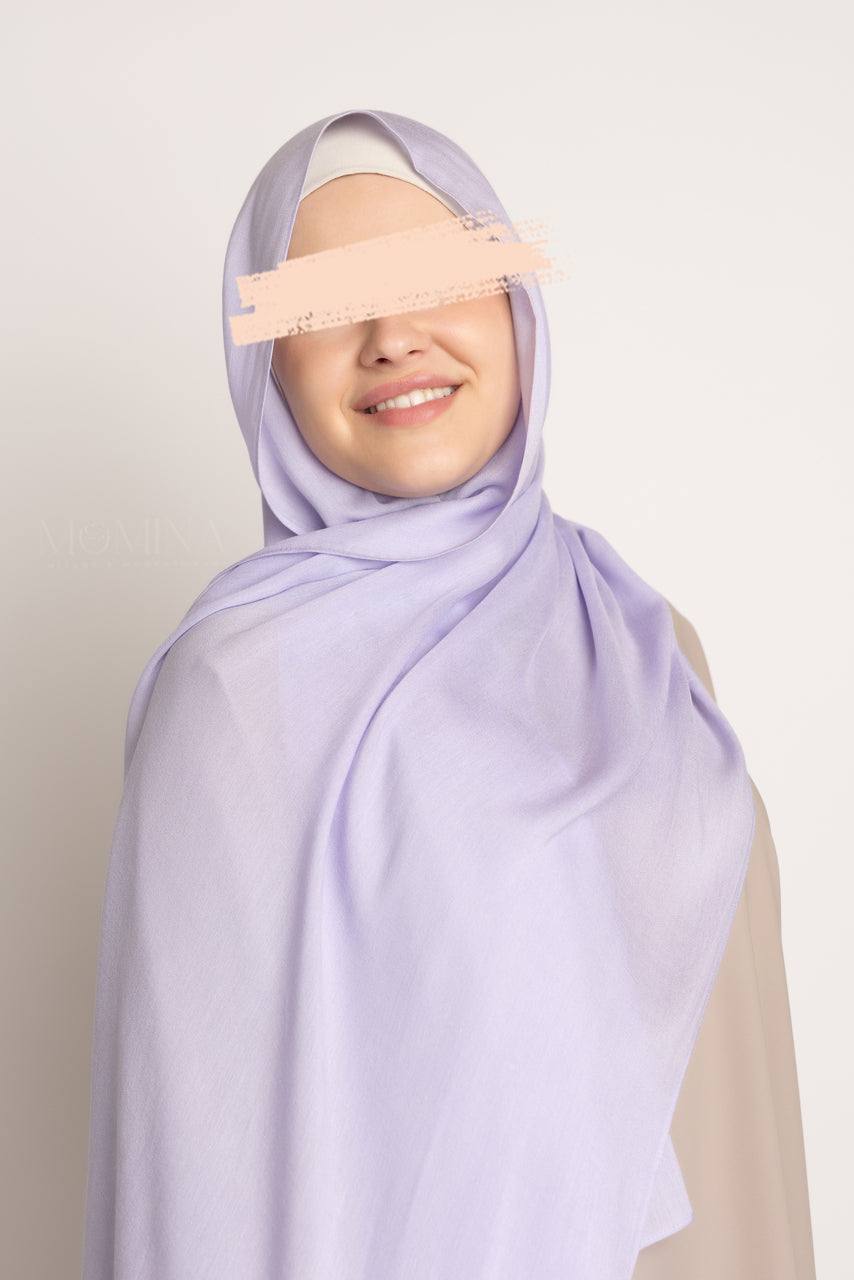 Luxury Modal Hijab - Pale Lavender - Momina Hijabs & Modestwear