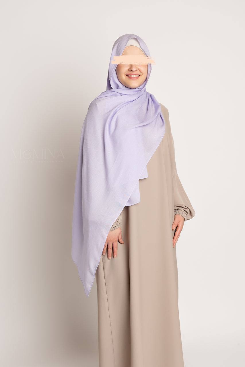 Luxury Modal Hijab - Pale Lavender - Momina Hijabs & Modestwear