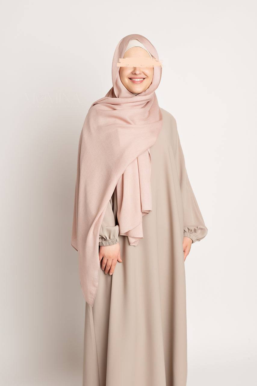 Luxury Modal Hijab - Pale Mauve - Momina Hijabs & Modestwear